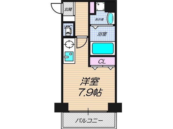 エグゼ天王寺Ⅱの物件間取画像